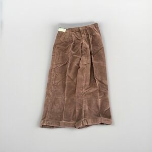 Club Room Pants Mens 34x29 Brown Pleated Corduroy Classic Stretch Soft PreppyNWT